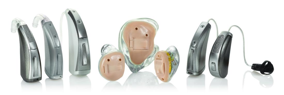 Photo - Different types of hearing aids